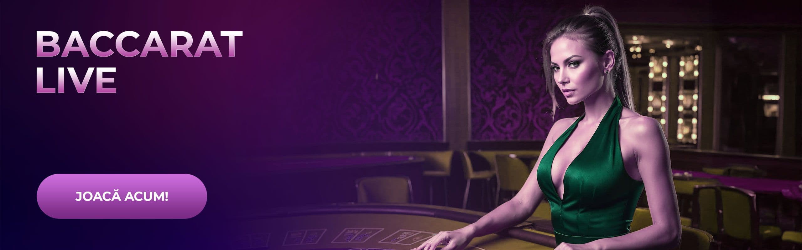 Live Casino - games Baccarat